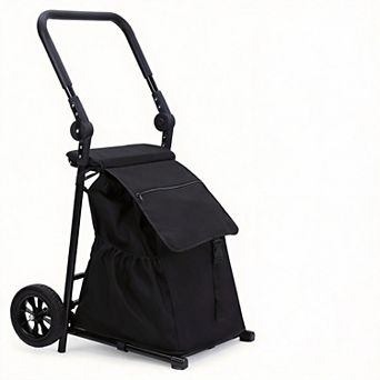 ANIXOL Foldable Utility Cart with Seat