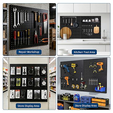 ANIXOL Metal Pegboard Wall Organizer