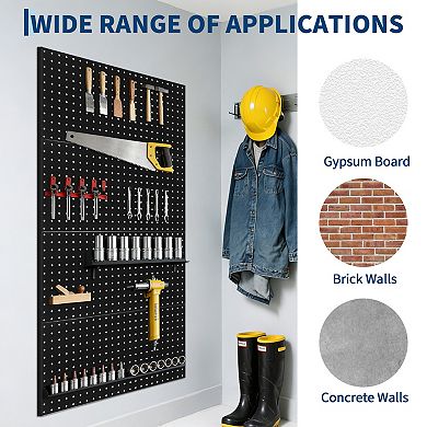 ANIXOL Metal Pegboard Wall Organizer