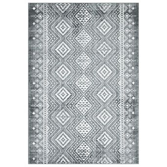 ANIXOL Geometric Machine Washable Area Rug