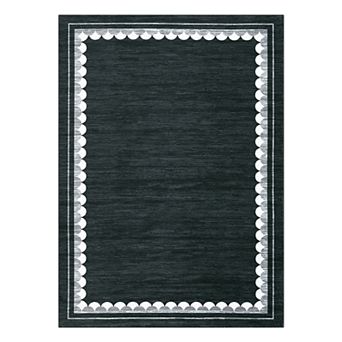 ANIXOL Washable Border Area Rug