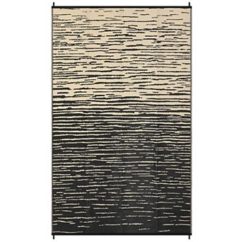 Waterproof Reversible Outdoor Patio Rug Plastic Straw Mat, UV Resistant, Durable for Backyard, Deck