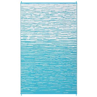 Waterproof Reversible Outdoor Patio Rug Plastic Straw Mat, UV Resistant, Durable for Backyard, Deck