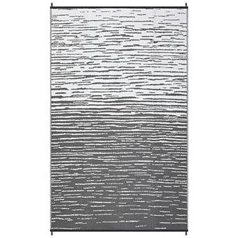 Waterproof Reversible Outdoor Patio Rug Plastic Straw Mat, UV Resistant, Durable for Backyard, Deck