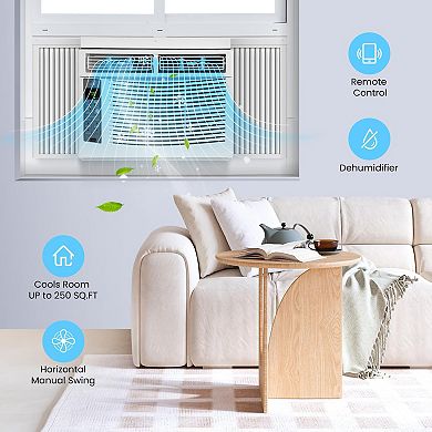IDEALHOUSE 6000 BTU Smart ABS Window Air Conditioner