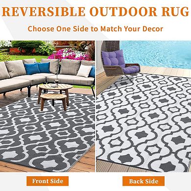 ANIXOL Reversible Outdoor Waterproof Rug
