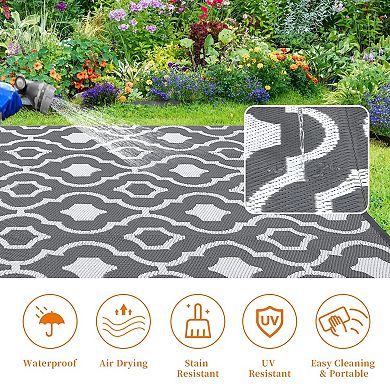 ANIXOL Reversible Outdoor Waterproof Rug