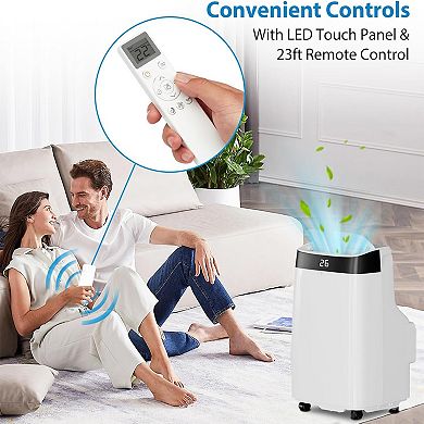 IDEALHOUSE 10000 BTU 3-in-1 ABS Portable Air Conditioner