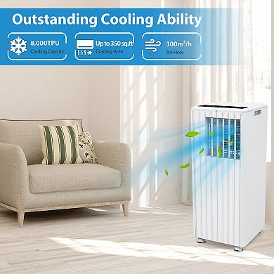 IDEALHOUSE 8000 BTU 3-in-1 ABS Portable Air Conditioner