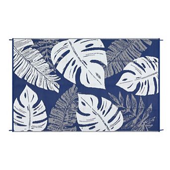 ANIXOL Outdoor Reversible Plastic Patio Rug