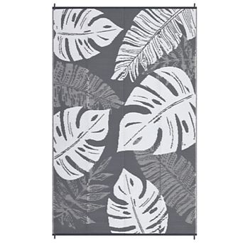 ANIXOL Outdoor Reversible Plastic Patio Rug