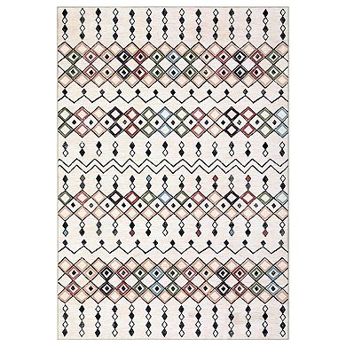 ANIXOL Geometric Washable Area Rug