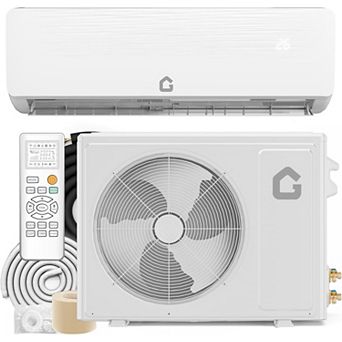 12,000K BTU Split Air Conditioner and Heater, SEER2 19, 208-230V, All- Season Application