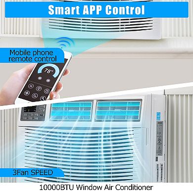 IDEALHOUSE 10000 BTU Smart ABS Window Air Conditioner