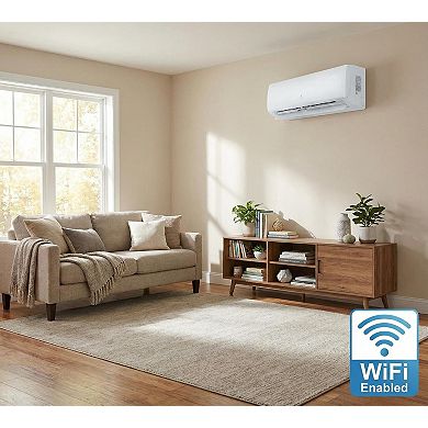 12000 BTU Mini Split Air Conditioner& Heater, 21 SEER2, Cools 750 Sq.ft, Alexa Compatible, 115V