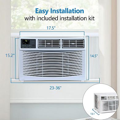 IDEALHOUSE 8000 BTU Smart ABS Window Air Conditioner