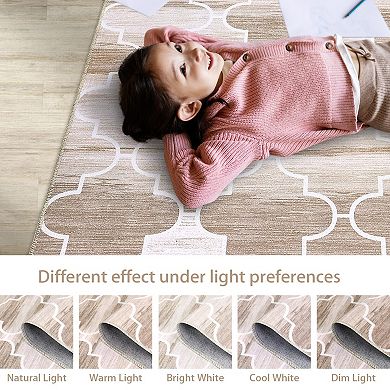 ANIXOL Moroccan Washable Area Rug
