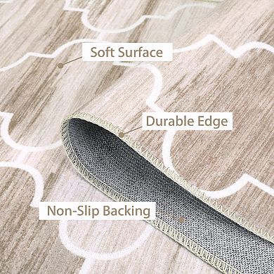ANIXOL Moroccan Washable Area Rug