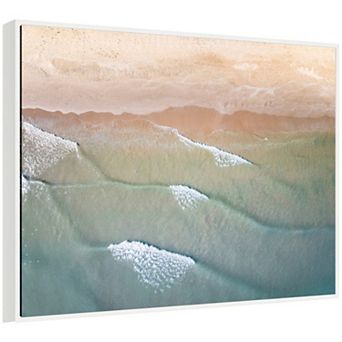 Layers of Water by Emiko and Mark Franzen F2 Images Framed Canvas Wall Art Print