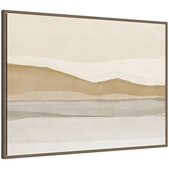 Muted Motion by Nikita Jariwala Framed Canvas Wall Art Print
