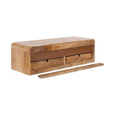 Kato Wood Floating Console Table