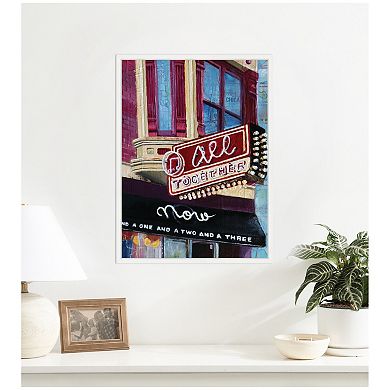 All Together Now by Krista V. Allenstein Framed Canvas Wall Art Print