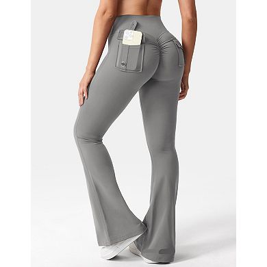 Women's High Waist Yoga Pants Flared Bootcut