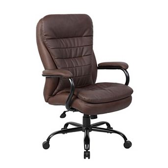 Ava Rolling Oversized Office Chair, Swivel, 400lbs