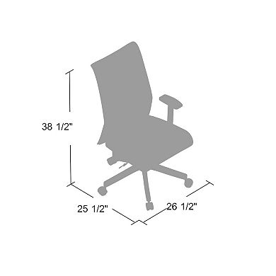 Zara Rolling Task Chair, Grey Black Mesh, Synchro-Tilt and Gas Lift