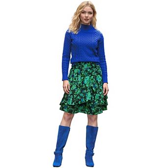 Joe Browns Women's Plus Size Flowy Ruffle Skirt