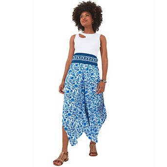 Joe Browns Women's Plus Size Flowy Crop Beach Pant