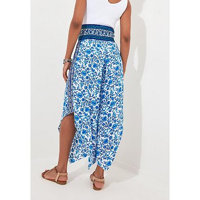 Joe Browns Women's Plus Size Flowy Crop Beach Pant