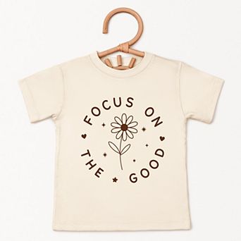 Focus On The Good Daisy - Toddler Short Sleeve Graphic T-Shirt