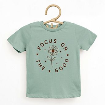 Focus On The Good Daisy - Toddler Short Sleeve Graphic T-Shirt