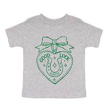 Good Luck Charm Outline - Toddler Short Sleeve Graphic T-Shirt