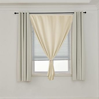Self Adhesive Blackout Curtains: Easy Install, Energy Efficient, Adjustable Size, Machine Washable