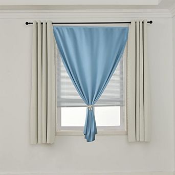 Self Adhesive Blackout Curtains: Easy Install, Energy Efficient, Adjustable Size, Machine Washable