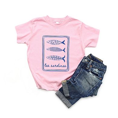 Las Sardinas - Toddler Short Sleeve Graphic T-Shirt