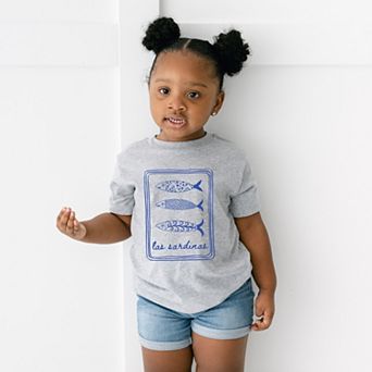 Las Sardinas - Toddler Short Sleeve Graphic T-Shirt