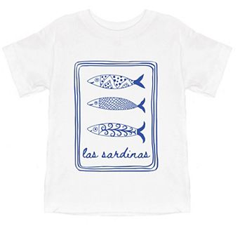Las Sardinas - Toddler Short Sleeve Graphic T-Shirt