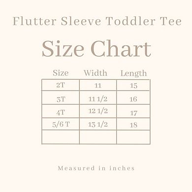 Baseball Sister Coquette - Flutter Sleeve Graphic T-Shirt