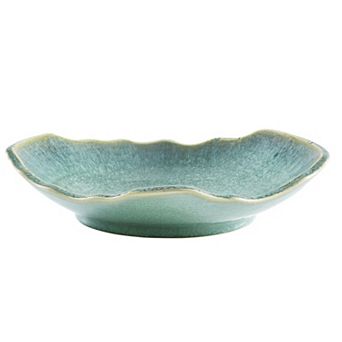 Irregular Edge Reactive Glaze Decorative Dish: Multifunctional, Unique, Home Decor, Gift