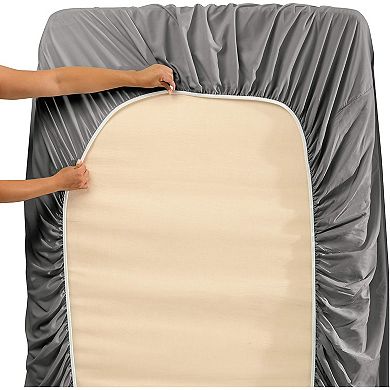 Extra Deep Pocket Queen Sheets Sets - Fits Mattress 18-24 Inches Deep - 6 Piece Queen Size