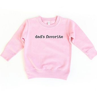 Dad's Favorite Typewriter - Toddler Graphic Sweatshirt
