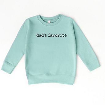 Dad's Favorite Typewriter - Toddler Graphic Sweatshirt