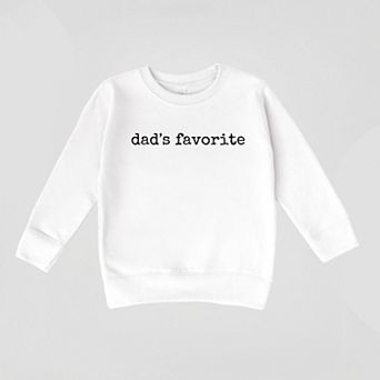 Dad's Favorite Typewriter - Toddler Graphic Sweatshirt