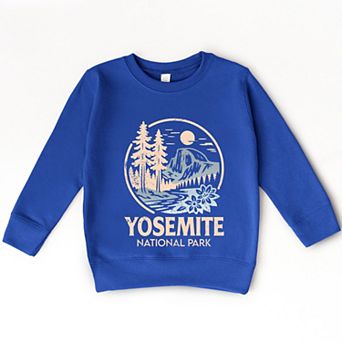 Yosemite National Park Two-Toned Circle - Toddler Graphic Sweatshirt