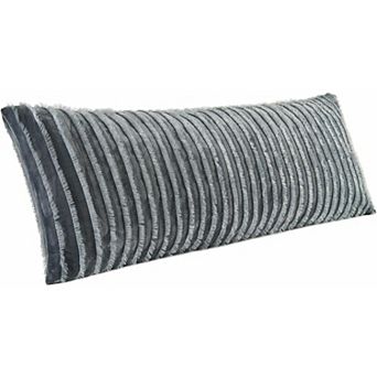 Body Pillow Cover with Zipper Closure, Decorative Boho Fleece Pillowcase 20 x 54 in