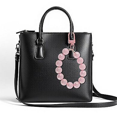 Stylish Electroplated Beads Phone Charm in Pink for Trendy Accessories 1Pc