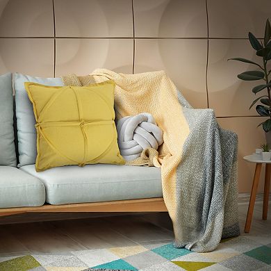 HomeRoots 20" Lemon Throw Pillow